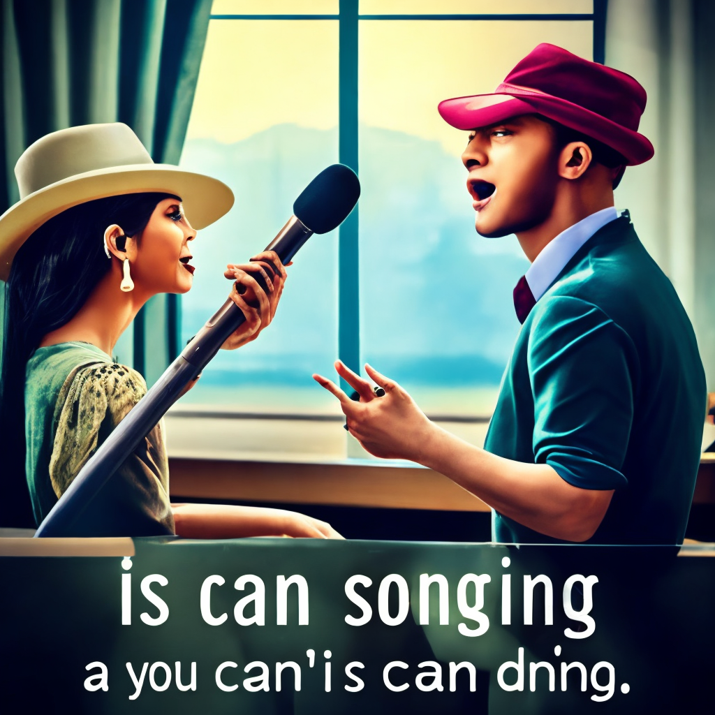 Singer can sing a song it is real but we can sing a song also