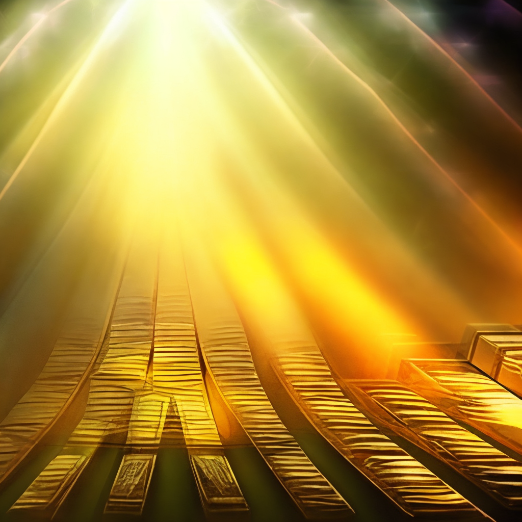 golden abundance cinematic lights 