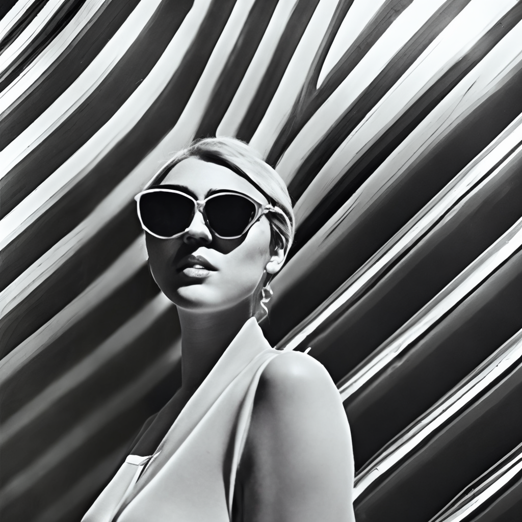 Black and white picture of Miley cyrus
