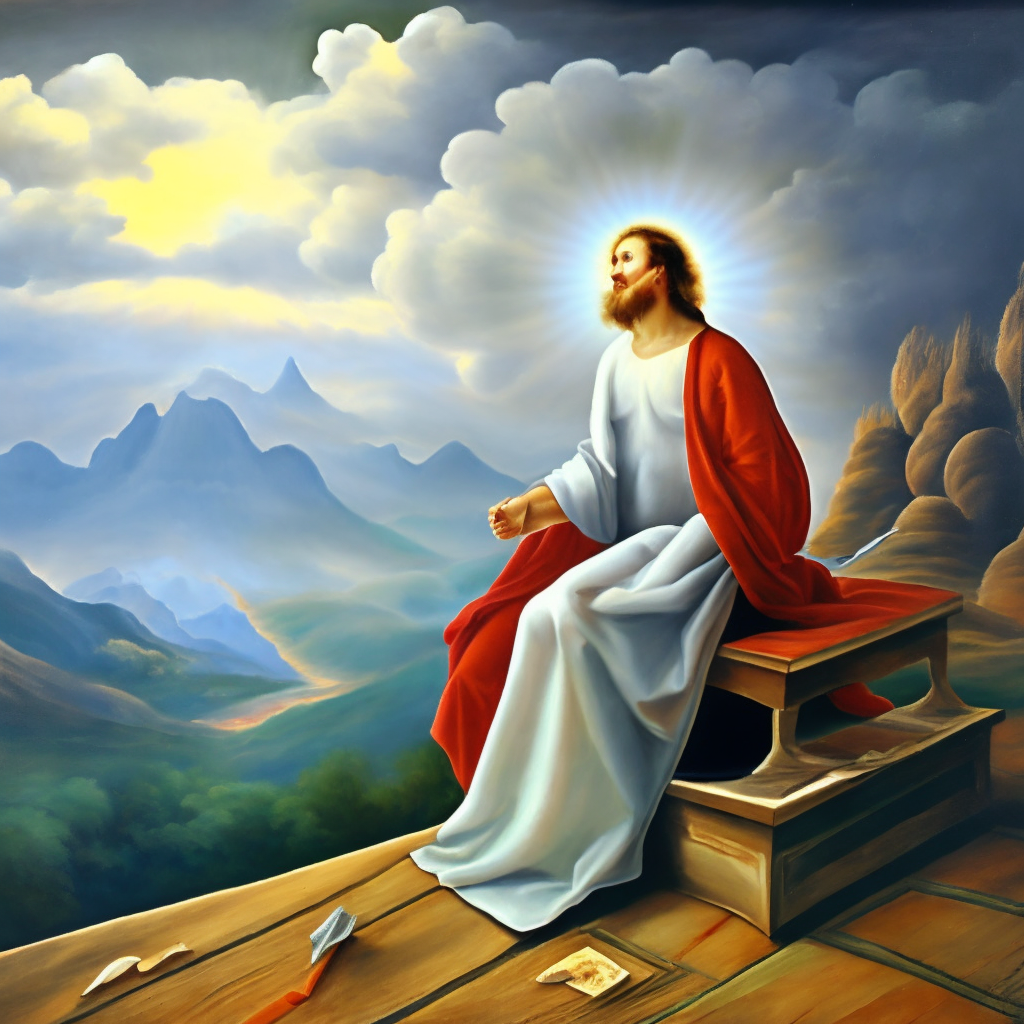 Painting of god