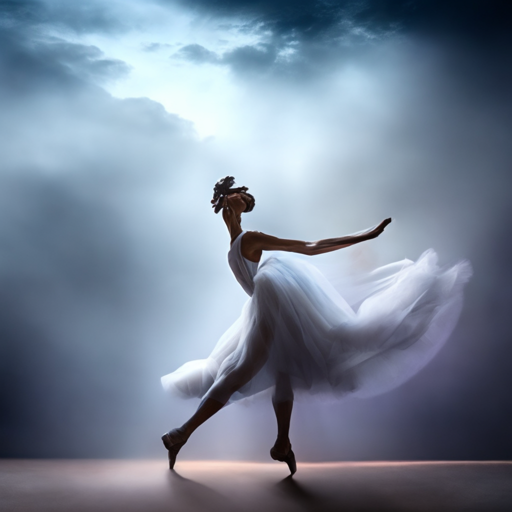 The ballerina who spins in the fog