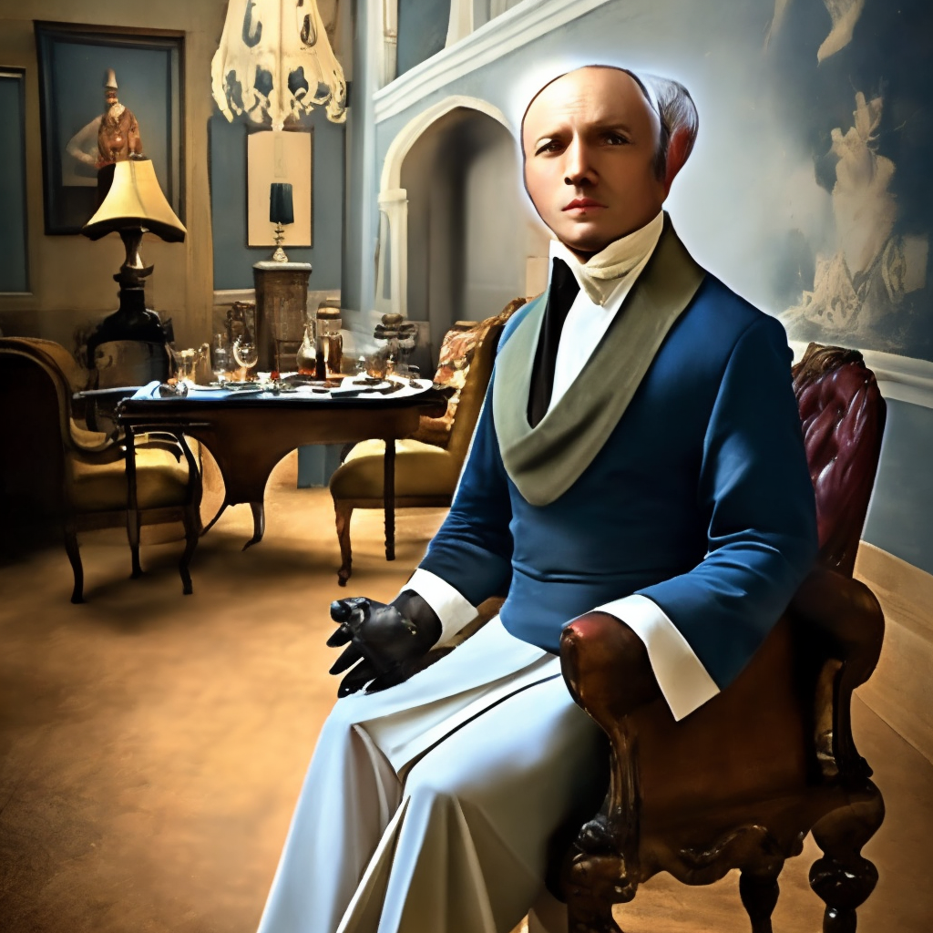 Male debauched aristocrat