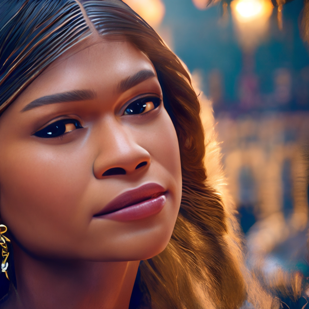 Zendaya up close and personal 