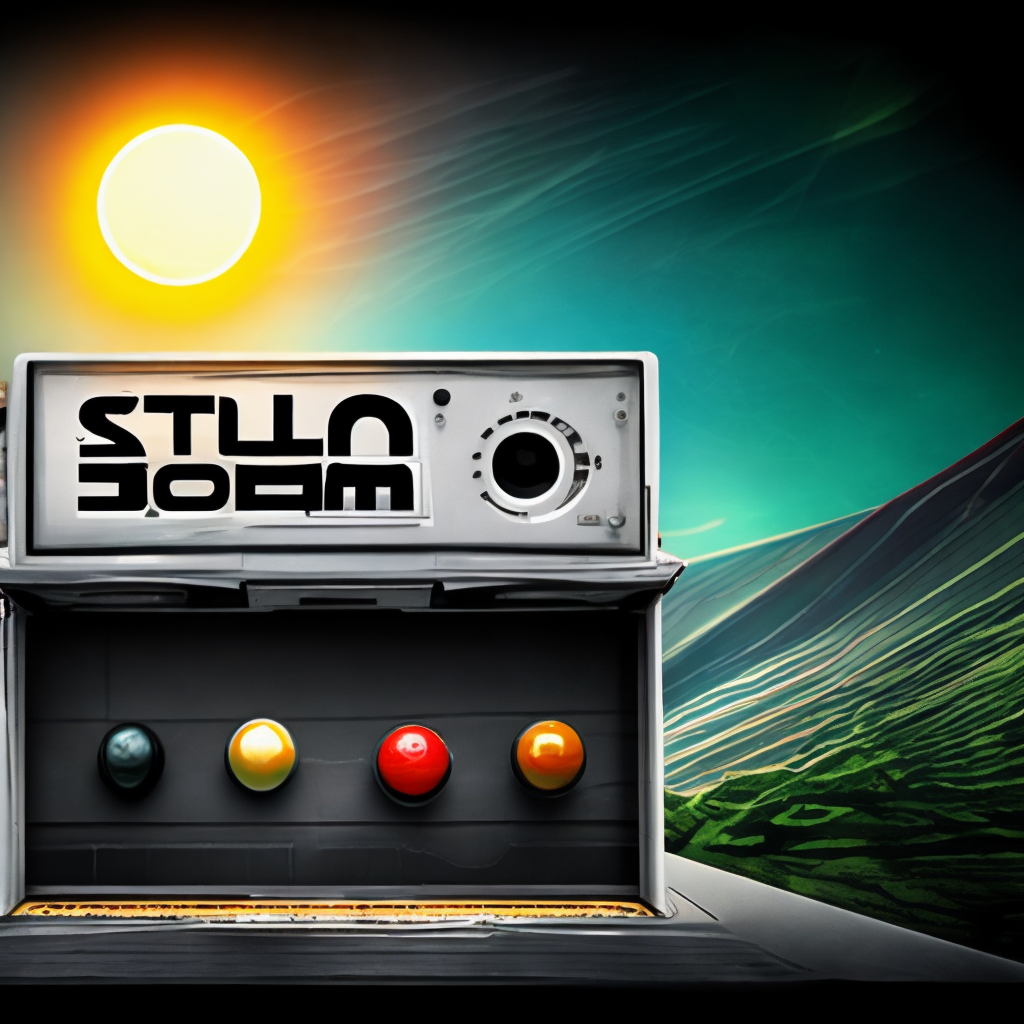 solar sistem on a screen .Use classic sci-fi elements to create a more alien feel”