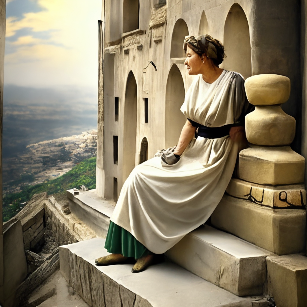 a woman in Jerusalan 0 bc