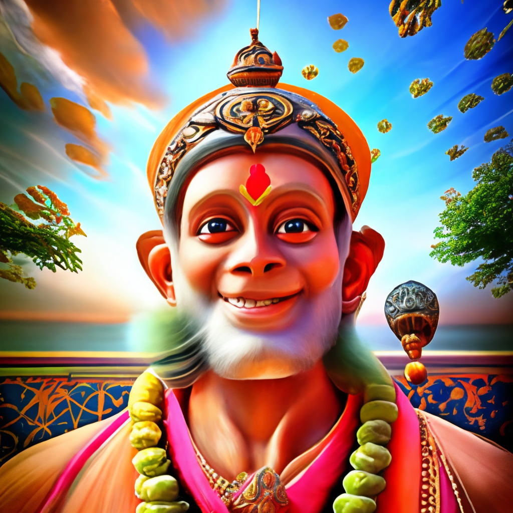 Lord Hanuman smile 