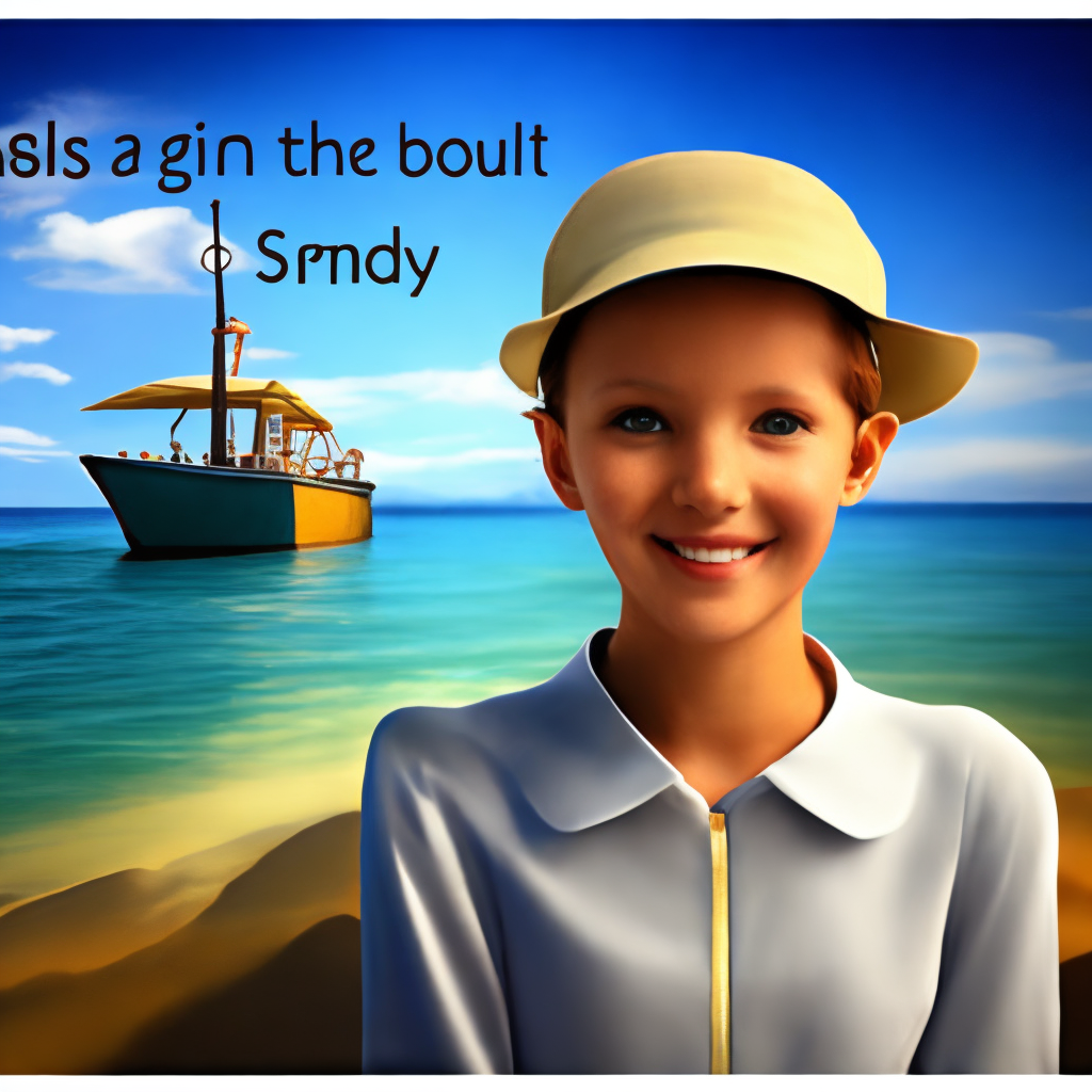 a girl who is young is beautiful she is a tomboy who is by the sea and she is smiling