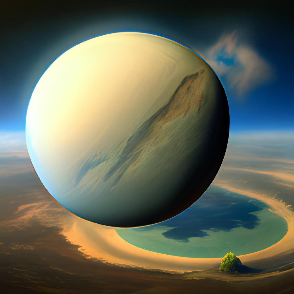 Make Titan the planet inhabited by aliens.