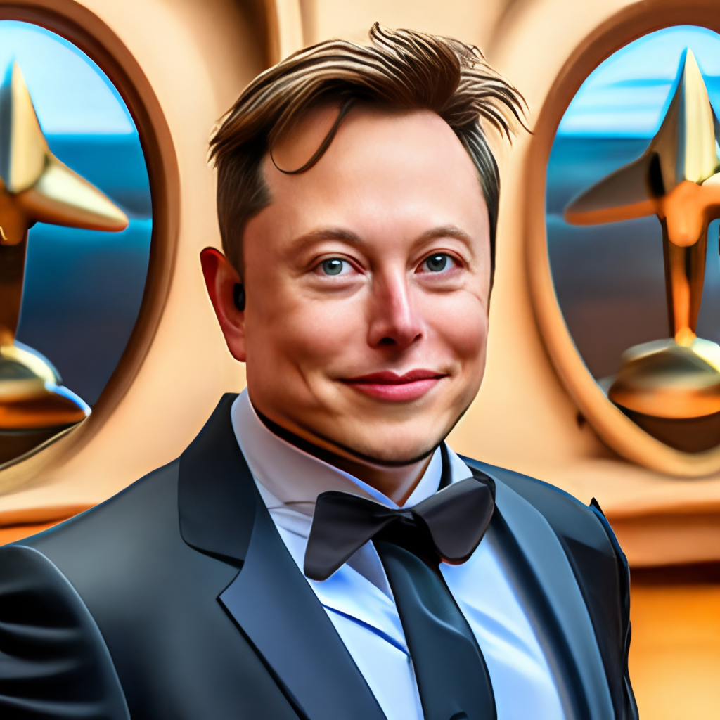 Elon Musk slowly changed into Iron Man's suit.