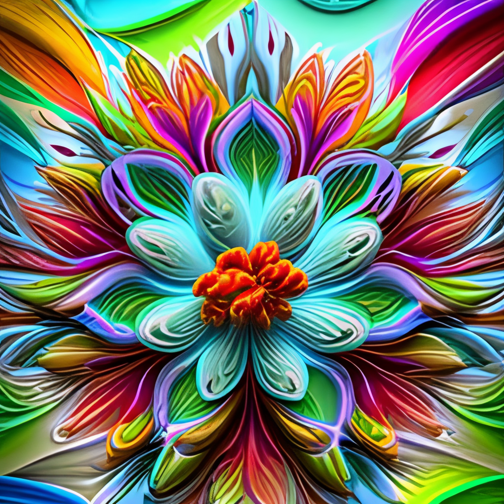 a colorful fractal pattern
