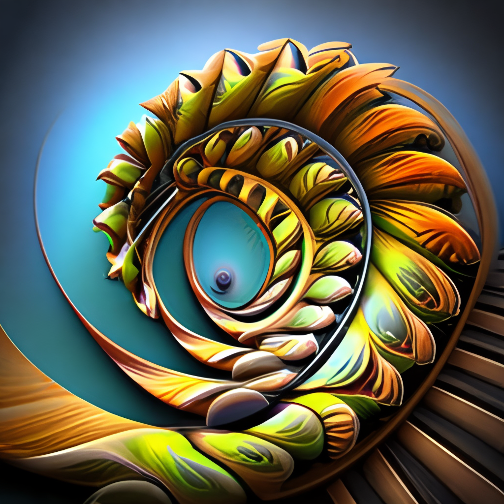 a spiral fractal