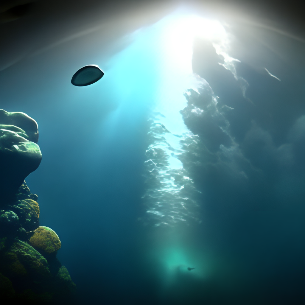 ghost traveling underwater