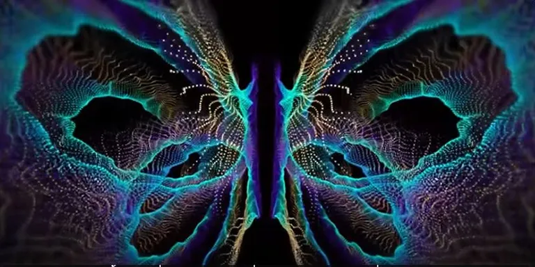 a computer generated image of a butterfly wing