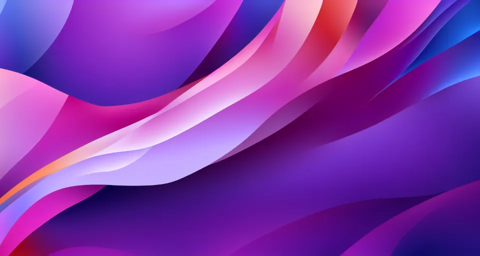 a purple and pink abstract background with wavy shapes