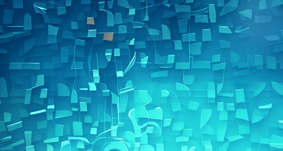 a blue background with a lot of small squares