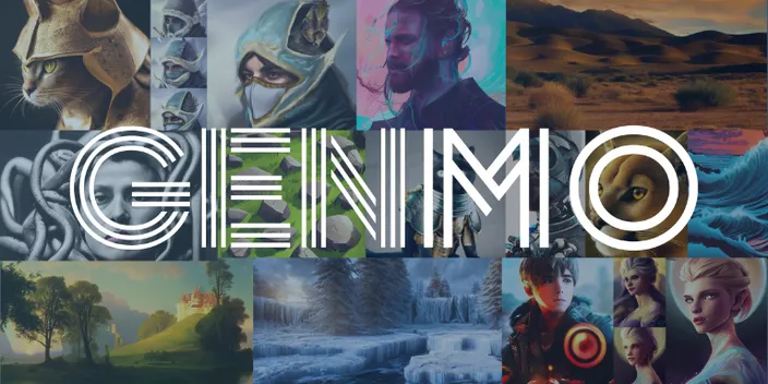 a collage of photos with the word genimio. world, font, cool, art, movie, poster, games, publication, advertising, fictional character