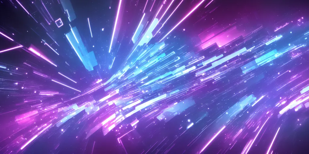 a purple and blue abstract background with lines