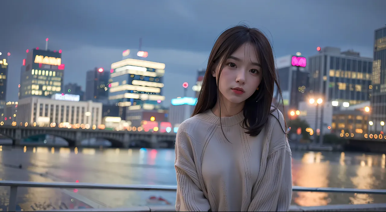 Beautiful woman in love, 22, Tokyo, Shinjuku, night, best image quality, high quality, light blue casual, neon, photorealistic, art station. Poster, Volume Light, 12k, Darkness, Deep Shadow, Lowkey, Cowboy Shot, Grey Colour Hair, Perfect Face, Symmetrical Gaeam Tree Eyes, Amazingly Realistic Photography, 3D Rendering. Octane rendering, delicate details, movies, trends in art stations, isometric, center exaggerated and realistic cover photographs, amazing full colors, handdraw, dark, muse, klimt, high definition, neoprene, portrait, stylish digital art, ultra high definition, Unreal Engine 5, very sharp focus, great artwork, Tanvirtamim,