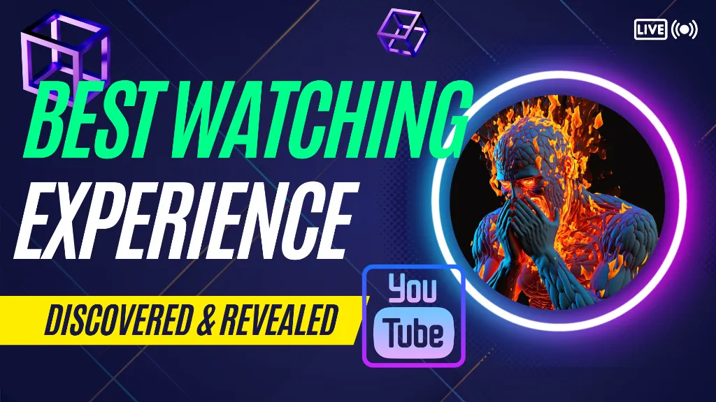 the best watching experience for youtube and youtube. font, electric blue, signage, graphics, logo, circle, graphic design, brain, advertising, brand