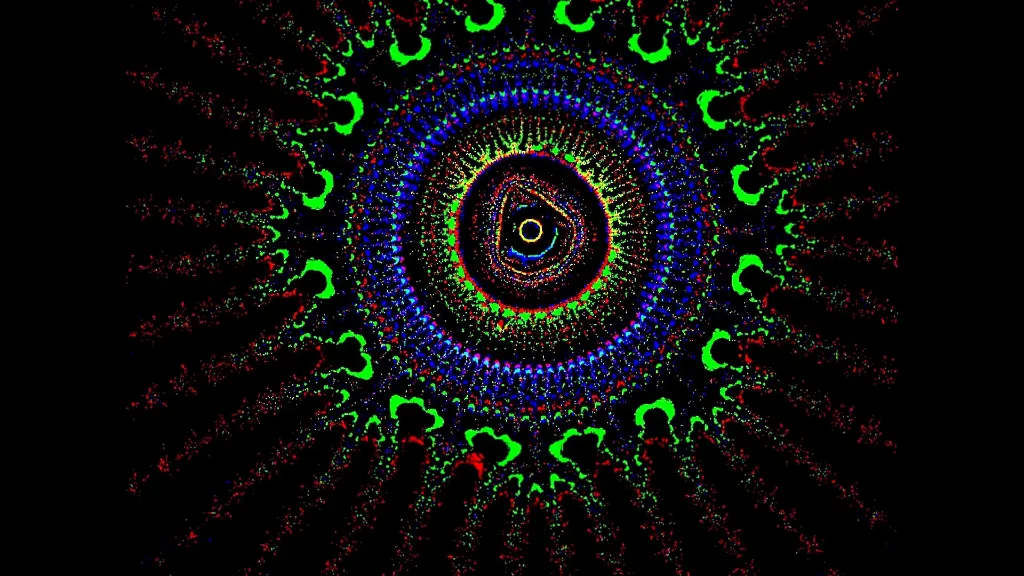 a computer generated image of a circular object