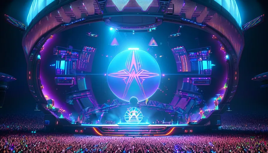 a large crowd of people at a concert