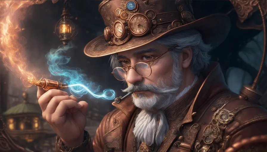 a man with a hat and glasses smoking a cigarette