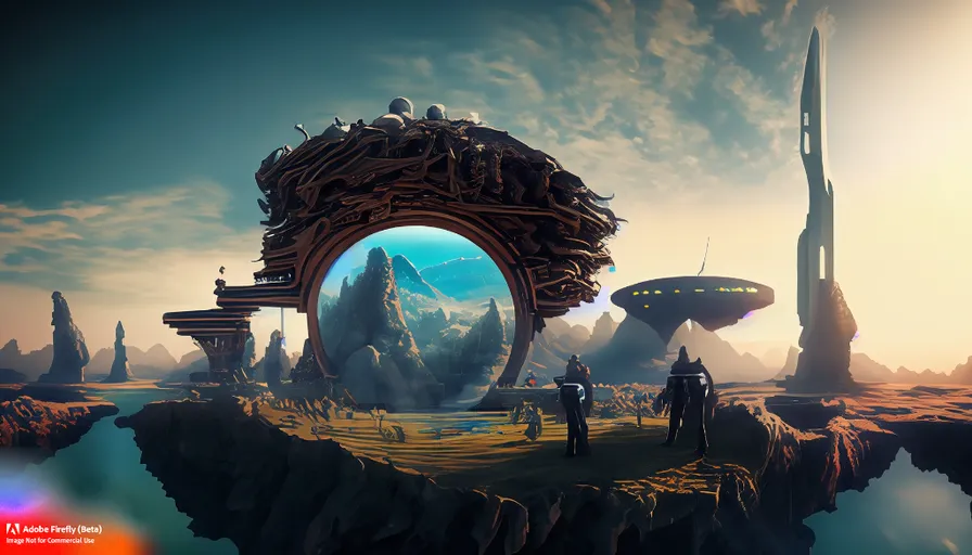 cloud, sky, atmosphere, world, horizon, landscape, cg artwork, art, symmetry, circle