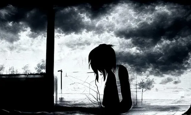 a woman standing in front of a cloudy sky. cloud, sky, atmosphere, flash photography, standing, black-and-white, gesture, style, happy, people in nature
