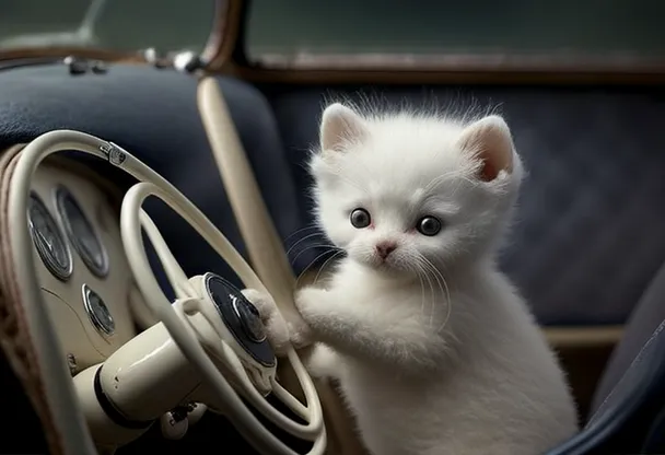 cat, automotive mirror, felidae, carnivore, vehicle, window, steering wheel, automotive lighting, small to medium-sized cats, fawn
