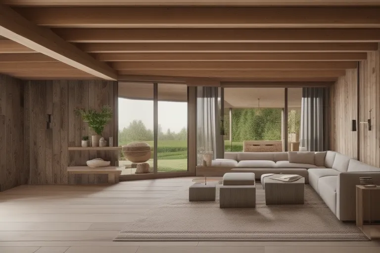a living room with a large white couch