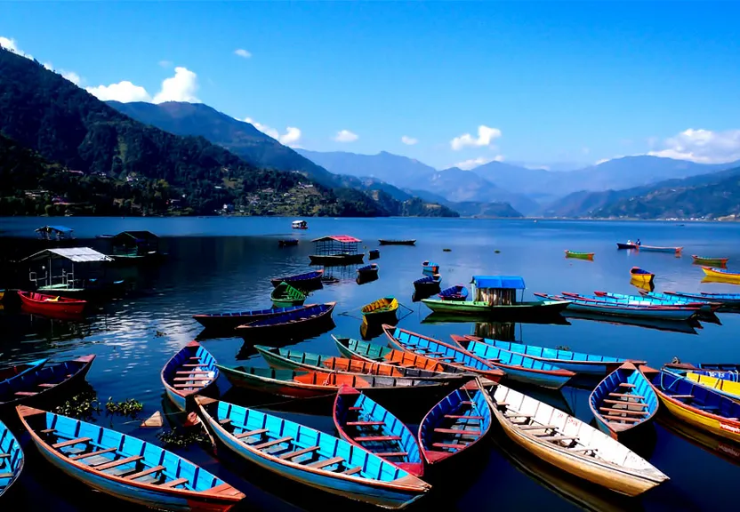 a bunch of boats that are sitting in the water