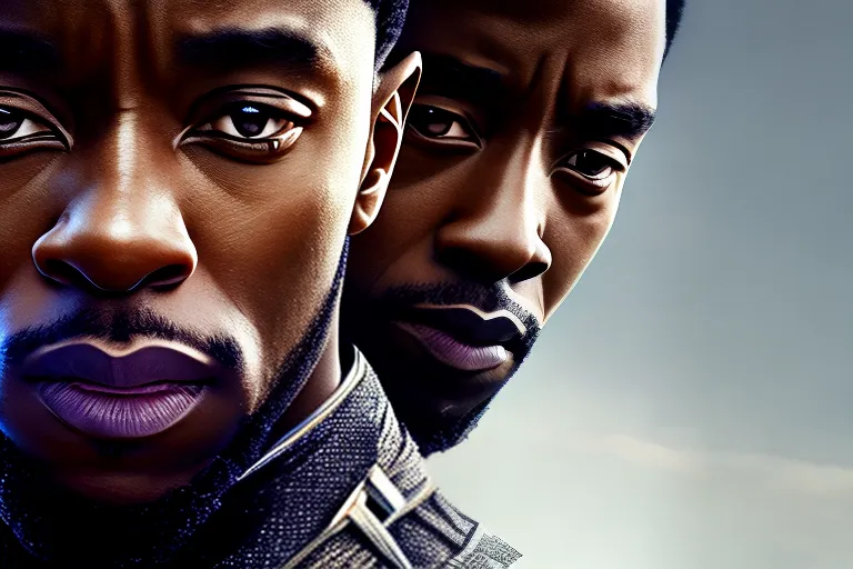 a couple of black men standing next to each other
