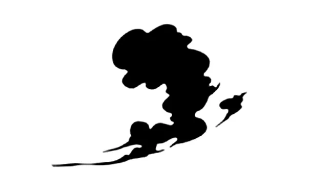 a black and white silhouette of a person diving