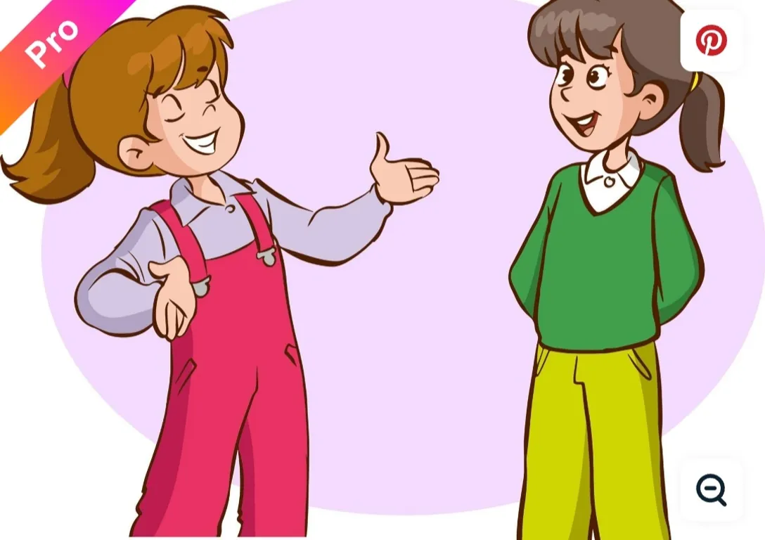 a girl and a boy standing next to each other