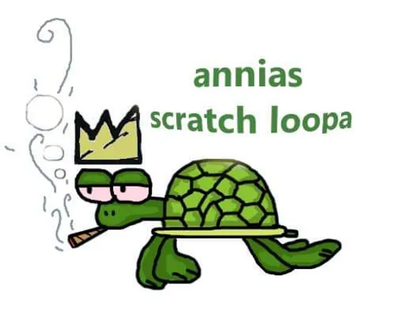 a drawing of a turtle with a crown on its head. cartoon, handwriting, reptile, font, turtle, rectangle, art, terrestrial plant, tortoise, grass