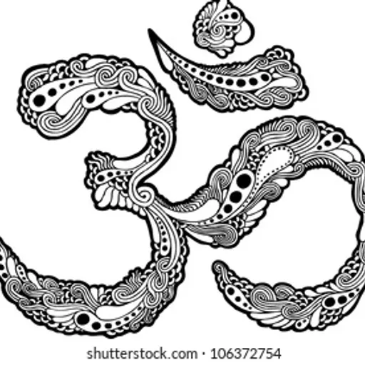 a black and white drawing of an omen symbol. head, vertebrate, jaw, organism, art, font, pattern, symbol, drawing, illustration