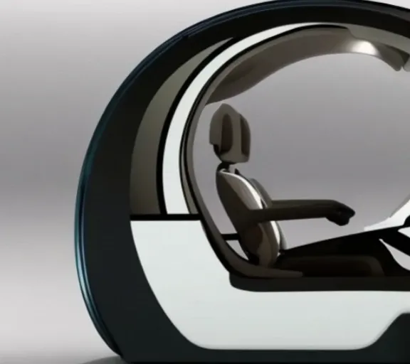 a chair that is sitting in the middle of a circle. automotive lighting, automotive design, motor vehicle, automotive tire, automotive exterior, rim, automotive wheel system, alloy wheel, automotive side-view mirror, vehicle door