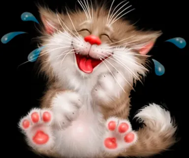laughing cat