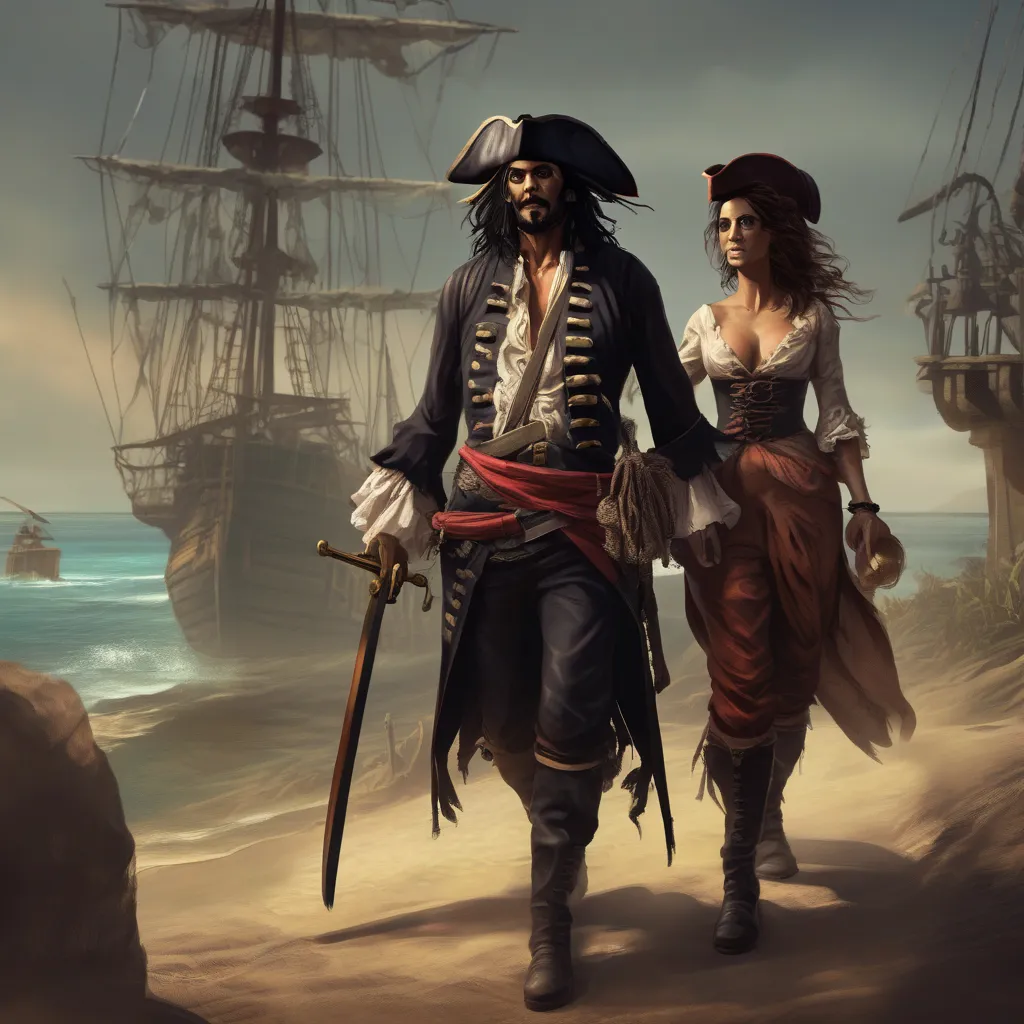 Calico Jack and his wife Annie, being in love and sharing life