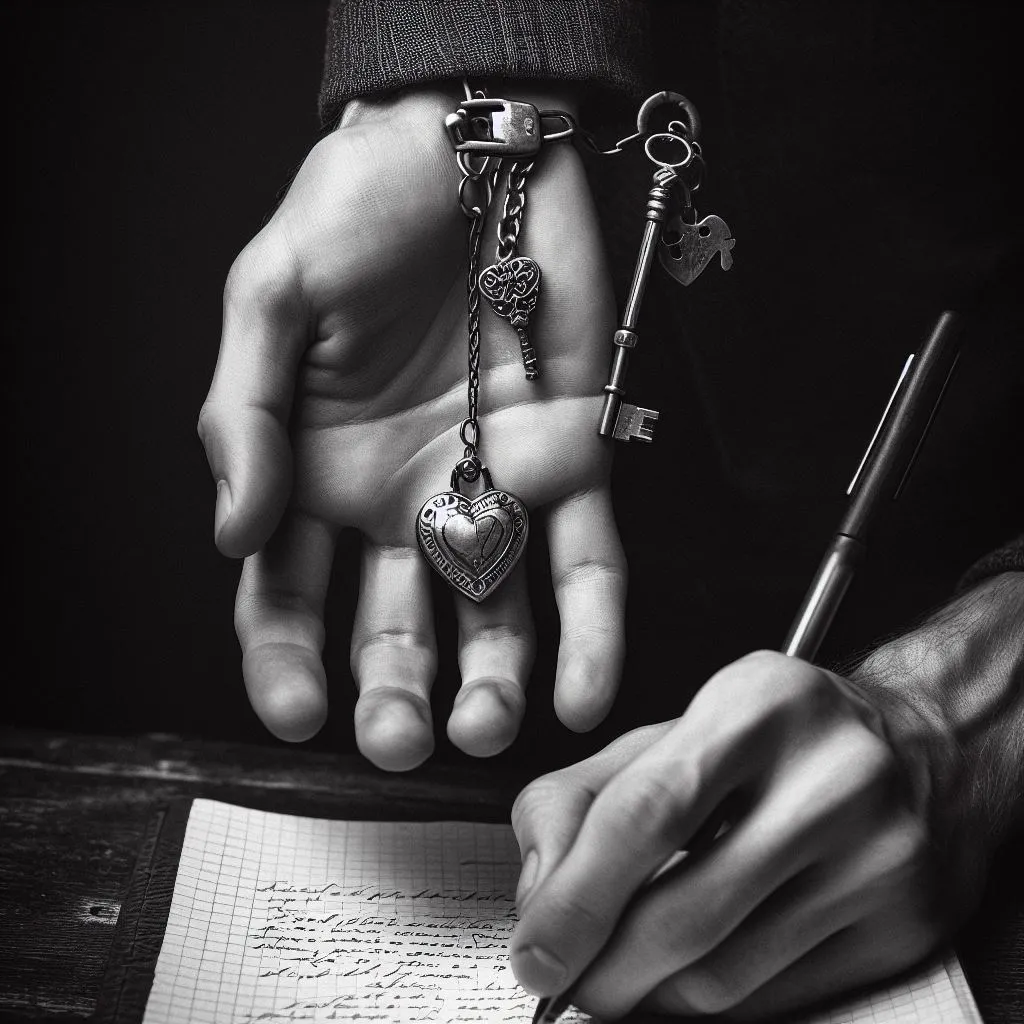 a person holding a pen and writing on a piece of paper