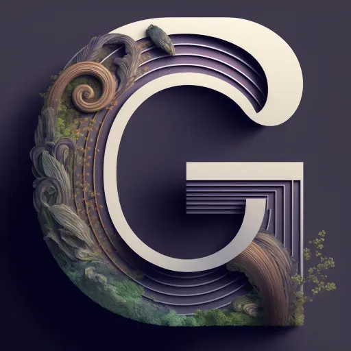 Organic, earth, letter G