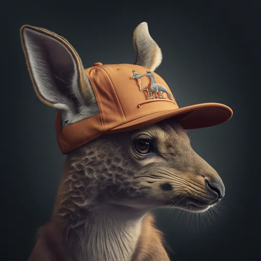 a cat wearing a hat with a bird on top of it. mythical creature, carnivore, whiskers, headgear, costume hat, hat, art, felidae, cowboy hat, snout