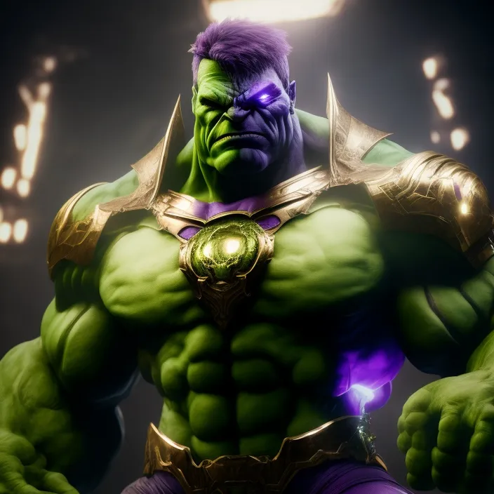 a man dressed as the hulk in a video game