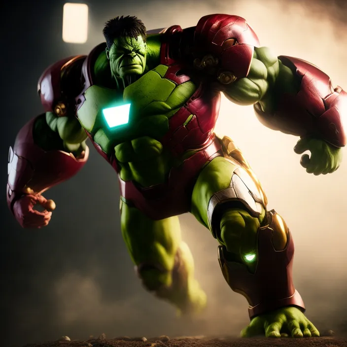a man in a suit with a green light in his hand