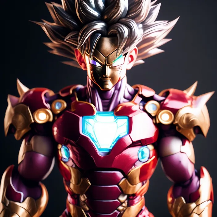 a close up of a person in a costume
