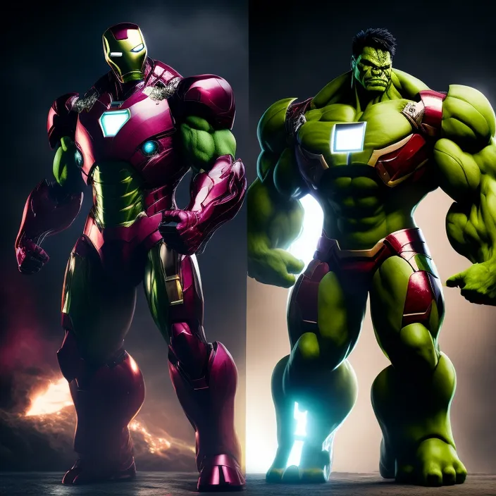 two images of the same character from the same movie