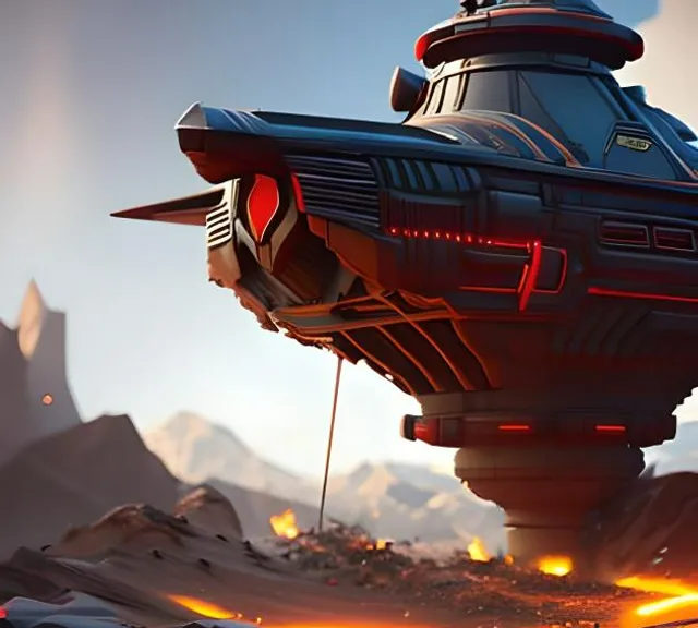 make the ship a futuristic design