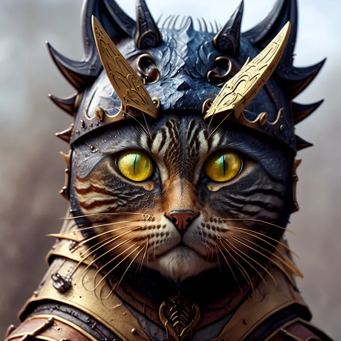 a close up of a cat wearing a costume