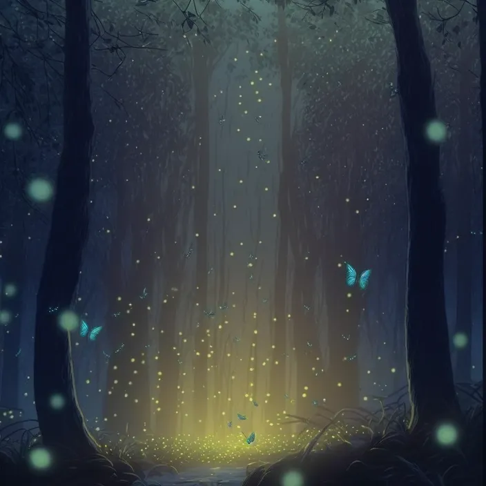 Use an editor to crop the image to show only the fireflies.