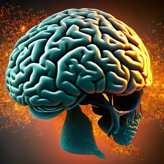 a 3d image of a human brain